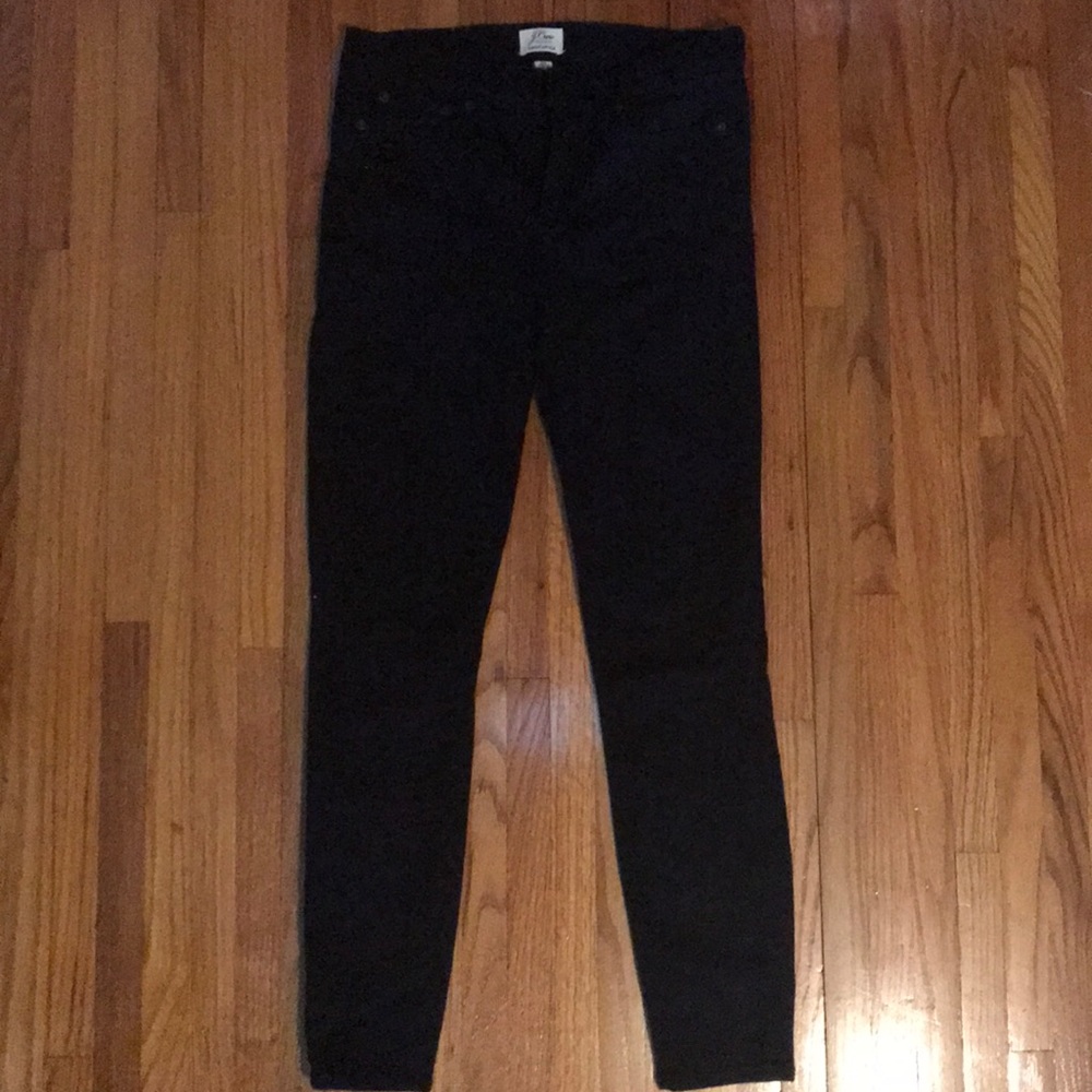 J. Crew toothpick jeans Black